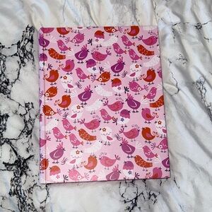 Pink Bird Patterned Journal